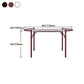 Modern Tempered Glass Dining Table for Restaurant Oval Indoor Table with 4 Legs Clearhalo ' dining_table' 'Dining Tables & Seating' 'Dining Tables' 'furn' 'furn_dining_table' 'Furniture' 'furniture_dining_table' 'Kitchen & Dining Furniture' 'kitchen&dining_furn' 'kitchen' 'kitchen_dining_table' 4680078