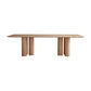 Rectangle Simplicity Dining Table Wood Color Fixed Table with Solid Wood Without Chairs Clearhalo ' dining_table' 'Dining Tables & Seating' 'Dining Tables' 'furn' 'furn_dining_table' 'Furniture' 'furniture_dining_table' 'Kitchen & Dining Furniture' 'kitchen&dining_furn' 'kitchen' 'kitchen_dining_table' 4680084