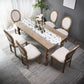 Midcentury Rectangle Dining Site Table Pine Solid Wood Furniture for Home 78.7"L x 35.4"W x 29.5"H Without Chairs Clearhalo ' dining_table' 'Dining Tables & Seating' 'Dining Tables' 'furn' 'furn_dining_table' 'Furniture' 'furniture_dining_table' 'Kitchen & Dining Furniture' 'kitchen&dining_furn' 'kitchen' 'kitchen_dining_table' 4680124