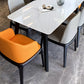 Stone Top Dining Table Rectangle Dining Table with 4 Solid Wood Legs Clearhalo ' dining_table' 'Dining Tables & Seating' 'Dining Tables' 'furn' 'furn_dining_table' 'Furniture' 'furniture_dining_table' 'Kitchen & Dining Furniture' 'kitchen&dining_furn' 'kitchen' 'kitchen_dining_table' 4680165