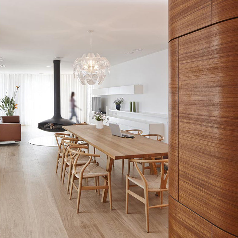 Rectangle Solid Wood Dining Table Modern Natural Tripod Base Dining Table 118.1"L x 47.2"W x 29.5"H Without Chairs Clearhalo ' dining_table' 'Dining Tables & Seating' 'Dining Tables' 'furn' 'furn_dining_table' 'Furniture' 'furniture_dining_table' 'Kitchen & Dining Furniture' 'kitchen&dining_furn' 'kitchen' 'kitchen_dining_table' 4680176