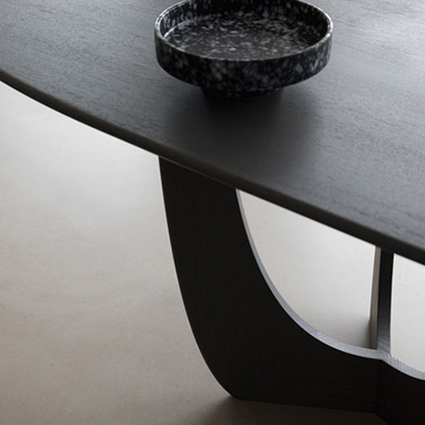 Modern Pine Wood Table for Restaurant Dining Table with Double Pedestal Base Clearhalo ' dining_table' 'Dining Tables & Seating' 'Dining Tables' 'furn' 'furn_dining_table' 'Furniture' 'furniture_dining_table' 'Kitchen & Dining Furniture' 'kitchen&dining_furn' 'kitchen' 'kitchen_dining_table' 4680222