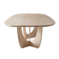 Modern Pine Wood Table for Restaurant Dining Table with Double Pedestal Base Natural Without Chairs Clearhalo ' dining_table' 'Dining Tables & Seating' 'Dining Tables' 'furn' 'furn_dining_table' 'Furniture' 'furniture_dining_table' 'Kitchen & Dining Furniture' 'kitchen&dining_furn' 'kitchen' 'kitchen_dining_table' 4680223