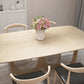 Modern Pine Wood Table for Restaurant Dining Table with Double Pedestal Base Clearhalo ' dining_table' 'Dining Tables & Seating' 'Dining Tables' 'furn' 'furn_dining_table' 'Furniture' 'furniture_dining_table' 'Kitchen & Dining Furniture' 'kitchen&dining_furn' 'kitchen' 'kitchen_dining_table' 4680224