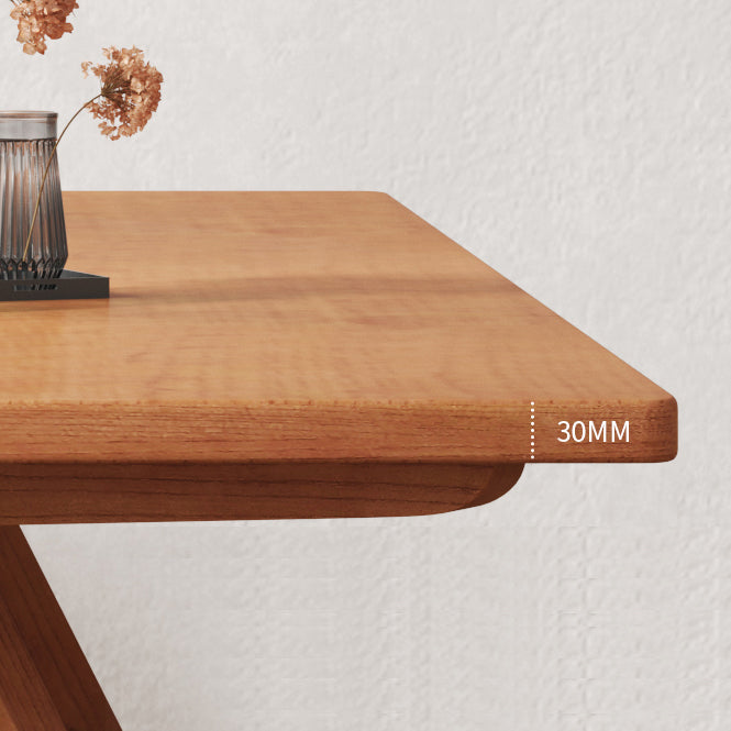 Modern Solid Wood Kitchen Dining Room Home Furniture 4-foot Dinner Table Clearhalo ' dining_table' 'Dining Tables & Seating' 'Dining Tables' 'furn' 'furn_dining_table' 'Furniture' 'furniture_dining_table' 'Kitchen & Dining Furniture' 'kitchen&dining_furn' 'kitchen' 'kitchen_dining_table' 4680243
