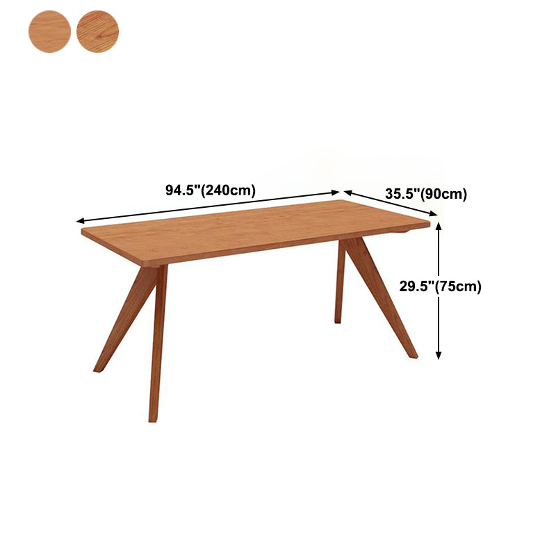 Modern Solid Wood Kitchen Dining Room Home Furniture 4-foot Dinner Table Clearhalo ' dining_table' 'Dining Tables & Seating' 'Dining Tables' 'furn' 'furn_dining_table' 'Furniture' 'furniture_dining_table' 'Kitchen & Dining Furniture' 'kitchen&dining_furn' 'kitchen' 'kitchen_dining_table' 4680253