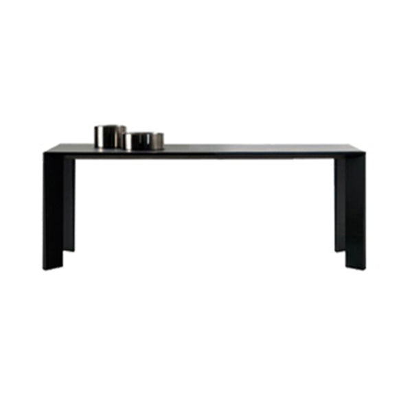 Rectangle Solid Wood Table for Restaurant Modern Dining Table with 4 Legs Black Without Chairs Clearhalo ' dining_table' 'Dining Tables & Seating' 'Dining Tables' 'furn' 'furn_dining_table' 'Furniture' 'furniture_dining_table' 'Kitchen & Dining Furniture' 'kitchen&dining_furn' 'kitchen' 'kitchen_dining_table' 4680259