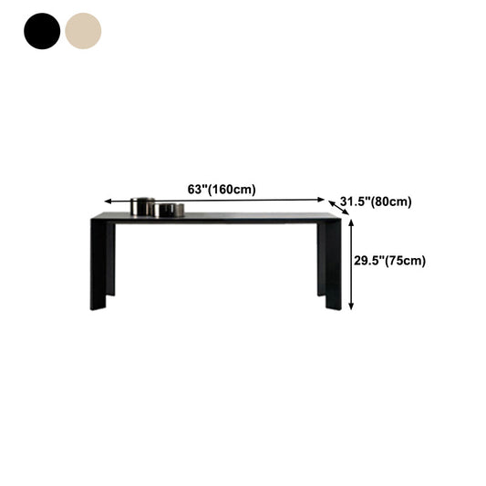 Rectangle Solid Wood Table for Restaurant Modern Dining Table with 4 Legs Clearhalo ' dining_table' 'Dining Tables & Seating' 'Dining Tables' 'furn' 'furn_dining_table' 'Furniture' 'furniture_dining_table' 'Kitchen & Dining Furniture' 'kitchen&dining_furn' 'kitchen' 'kitchen_dining_table' 4680265