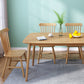 Contemporary Rectangle Solid Wood Table Standard Height Table Dining Table with 4 Legs Clearhalo ' dining_table' 'Dining Tables & Seating' 'Dining Tables' 'furn' 'furn_dining_table' 'Furniture' 'furniture_dining_table' 'Kitchen & Dining Furniture' 'kitchen&dining_furn' 'kitchen' 'kitchen_dining_table' 4680349