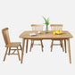 Contemporary Rectangle Solid Wood Table Standard Height Table Dining Table with 4 Legs Clearhalo ' dining_table' 'Dining Tables & Seating' 'Dining Tables' 'furn' 'furn_dining_table' 'Furniture' 'furniture_dining_table' 'Kitchen & Dining Furniture' 'kitchen&dining_furn' 'kitchen' 'kitchen_dining_table' 4680351