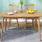 Contemporary Rectangle Solid Wood Table Standard Height Table Dining Table with 4 Legs Clearhalo ' dining_table' 'Dining Tables & Seating' 'Dining Tables' 'furn' 'furn_dining_table' 'Furniture' 'furniture_dining_table' 'Kitchen & Dining Furniture' 'kitchen&dining_furn' 'kitchen' 'kitchen_dining_table' 4680353