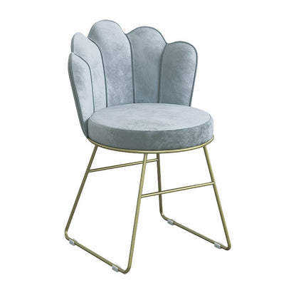 Scandinavian Upholstered Armless Dining Chairs Solid Back Chairs Grey 1 Piece Clearhalo ' kitchen&dining_furn' 'Dining Chairs' 'Dining Tables & Seating' 'dining_chair' 'furn' 'furn_dining_chair' 'Furniture' 'furniture_dining_chair' 'Kitchen & Dining Furniture' 'kitchen' 4680366