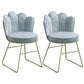 Scandinavian Upholstered Armless Dining Chairs Solid Back Chairs Grey 2 Piece Set Clearhalo ' kitchen&dining_furn' 'Dining Chairs' 'Dining Tables & Seating' 'dining_chair' 'furn' 'furn_dining_chair' 'Furniture' 'furniture_dining_chair' 'Kitchen & Dining Furniture' 'kitchen' 4680368
