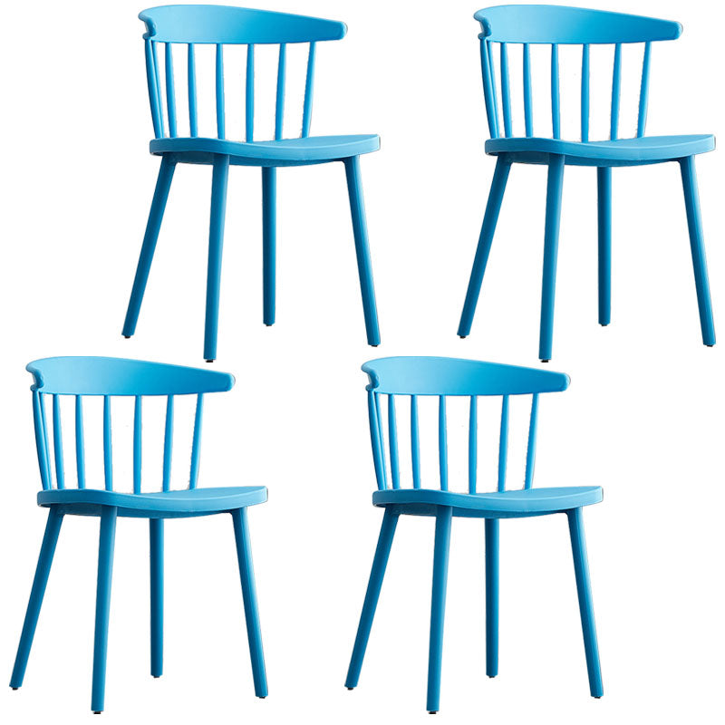 Modern Chairs Dining Armless Chairs with Plastic Legs for Kitchen Sky Blue 4 Piece Set Clearhalo ' kitchen&dining_furn' 'Dining Chairs' 'Dining Tables & Seating' 'dining_chair' 'furn' 'furn_dining_chair' 'Furniture' 'furniture_dining_chair' 'Kitchen & Dining Furniture' 'kitchen' 4680401