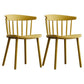 Modern Chairs Dining Armless Chairs with Plastic Legs for Kitchen Yellow 2 Piece Set Clearhalo ' kitchen&dining_furn' 'Dining Chairs' 'Dining Tables & Seating' 'dining_chair' 'furn' 'furn_dining_chair' 'Furniture' 'furniture_dining_chair' 'Kitchen & Dining Furniture' 'kitchen' 4680412