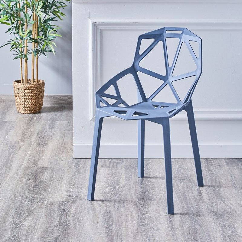 Modern Chairs Dining Arm Chairs with Plastic Legs for Kitchen Grey 1 Piece Clearhalo ' kitchen&dining_furn' 'Dining Chairs' 'Dining Tables & Seating' 'dining_chair' 'Furniture' 'furniture_dining_chair' 'Kitchen & Dining Furniture' 'kitchen' 4680422