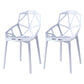 Modern Chairs Dining Arm Chairs with Plastic Legs for Kitchen White Set of 2 Clearhalo ' kitchen&dining_furn' 'Dining Chairs' 'Dining Tables & Seating' 'dining_chair' 'Furniture' 'furniture_dining_chair' 'Kitchen & Dining Furniture' 'kitchen' 4680429