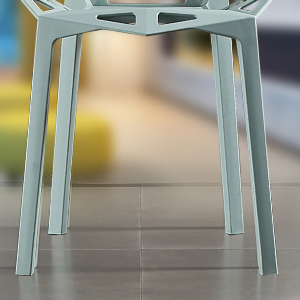 Modern Chairs Dining Arm Chairs with Plastic Legs for Kitchen Clearhalo ' kitchen&dining_furn' 'Dining Chairs' 'Dining Tables & Seating' 'dining_chair' 'Furniture' 'furniture_dining_chair' 'Kitchen & Dining Furniture' 'kitchen' 4680431
