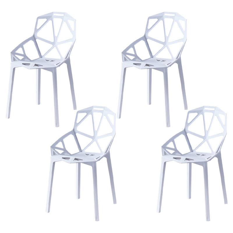 Modern Chairs Dining Arm Chairs with Plastic Legs for Kitchen White Set of 4 Clearhalo ' kitchen&dining_furn' 'Dining Chairs' 'Dining Tables & Seating' 'dining_chair' 'Furniture' 'furniture_dining_chair' 'Kitchen & Dining Furniture' 'kitchen' 4680432