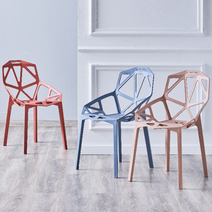 Modern Chairs Dining Arm Chairs with Plastic Legs for Kitchen Clearhalo ' kitchen&dining_furn' 'Dining Chairs' 'Dining Tables & Seating' 'dining_chair' 'Furniture' 'furniture_dining_chair' 'Kitchen & Dining Furniture' 'kitchen' 4680433