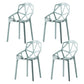 Modern Chairs Dining Arm Chairs with Plastic Legs for Kitchen Light Blue Set of 4 Clearhalo ' kitchen&dining_furn' 'Dining Chairs' 'Dining Tables & Seating' 'dining_chair' 'Furniture' 'furniture_dining_chair' 'Kitchen & Dining Furniture' 'kitchen' 4680449
