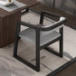 Scandinavian Wood Kitchen Dining Room Chair Open Back Arm Chair Dark Gray 1 Piece Black Clearhalo ' kitchen&dining_furn' 'Dining Chairs' 'Dining Tables & Seating' 'dining_chair' 'furn' 'furn_dining_chair' 'Furniture' 'furniture_dining_chair' 'Kitchen & Dining Furniture' 'kitchen' 4680461
