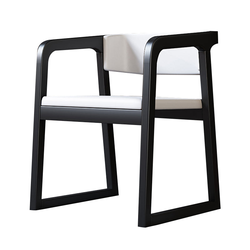 Scandinavian Wood Kitchen Dining Room Chair Open Back Arm Chair Clearhalo ' kitchen&dining_furn' 'Dining Chairs' 'Dining Tables & Seating' 'dining_chair' 'furn' 'furn_dining_chair' 'Furniture' 'furniture_dining_chair' 'Kitchen & Dining Furniture' 'kitchen' 4680462