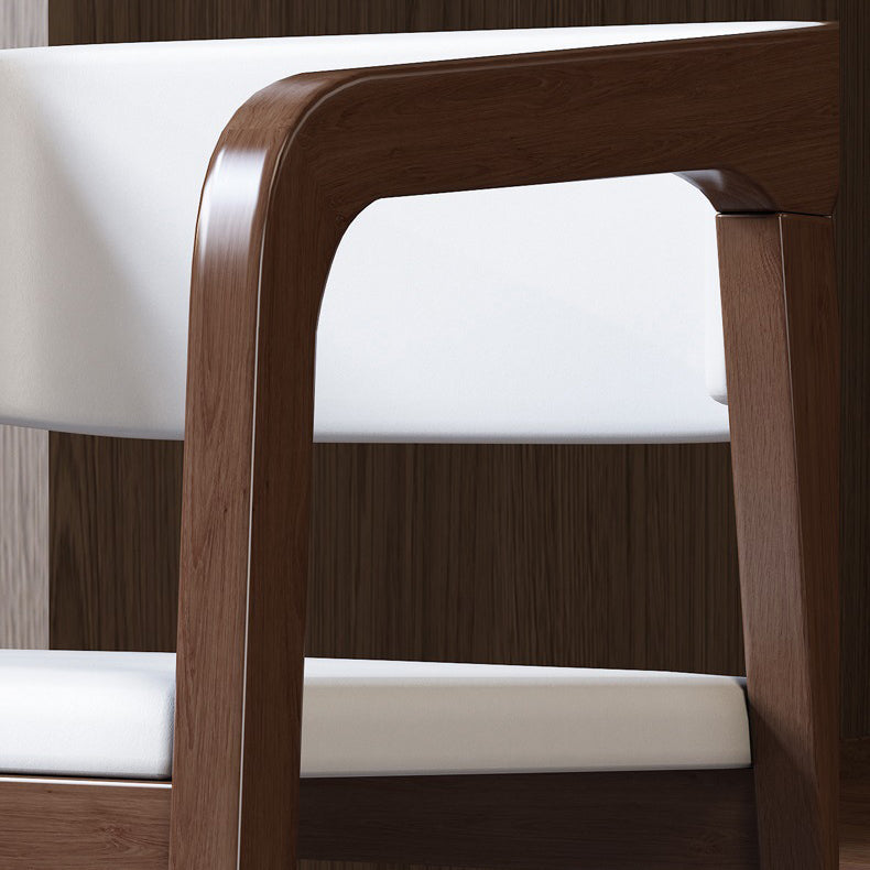 Scandinavian Wood Kitchen Dining Room Chair Open Back Arm Chair Clearhalo ' kitchen&dining_furn' 'Dining Chairs' 'Dining Tables & Seating' 'dining_chair' 'furn' 'furn_dining_chair' 'Furniture' 'furniture_dining_chair' 'Kitchen & Dining Furniture' 'kitchen' 4680465