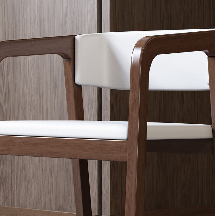 Scandinavian Wood Kitchen Dining Room Chair Open Back Arm Chair Clearhalo ' kitchen&dining_furn' 'Dining Chairs' 'Dining Tables & Seating' 'dining_chair' 'furn' 'furn_dining_chair' 'Furniture' 'furniture_dining_chair' 'Kitchen & Dining Furniture' 'kitchen' 4680466