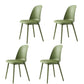 Scandinavian Armless Plastic Side Chair Solid Back Chair for Home Blackish Green 4 Piece Set Clearhalo ' kitchen&dining_furn' 'Dining Chairs' 'Dining Tables & Seating' 'dining_chair' 'furn' 'furn_dining_chair' 'Furniture' 'furniture_dining_chair' 'Kitchen & Dining Furniture' 'kitchen' 4680522