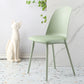 Scandinavian Armless Plastic Side Chair Solid Back Chair for Home Light Green 1 Piece Clearhalo ' kitchen&dining_furn' 'Dining Chairs' 'Dining Tables & Seating' 'dining_chair' 'furn' 'furn_dining_chair' 'Furniture' 'furniture_dining_chair' 'Kitchen & Dining Furniture' 'kitchen' 4680524