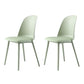 Scandinavian Armless Plastic Side Chair Solid Back Chair for Home Light Green 2 Piece Set Clearhalo ' kitchen&dining_furn' 'Dining Chairs' 'Dining Tables & Seating' 'dining_chair' 'furn' 'furn_dining_chair' 'Furniture' 'furniture_dining_chair' 'Kitchen & Dining Furniture' 'kitchen' 4680525