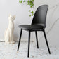 Scandinavian Armless Plastic Side Chair Solid Back Chair for Home Black 1 Piece Clearhalo ' kitchen&dining_furn' 'Dining Chairs' 'Dining Tables & Seating' 'dining_chair' 'furn' 'furn_dining_chair' 'Furniture' 'furniture_dining_chair' 'Kitchen & Dining Furniture' 'kitchen' 4680529