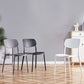 Modern Stackable Chair Dining Armless Chairs with Plastic Legs for Kitchen Clearhalo ' kitchen&dining_furn' 'Dining Chairs' 'Dining Tables & Seating' 'dining_chair' 'furn' 'furn_dining_chair' 'Furniture' 'furniture_dining_chair' 'Kitchen & Dining Furniture' 'kitchen' 4680563