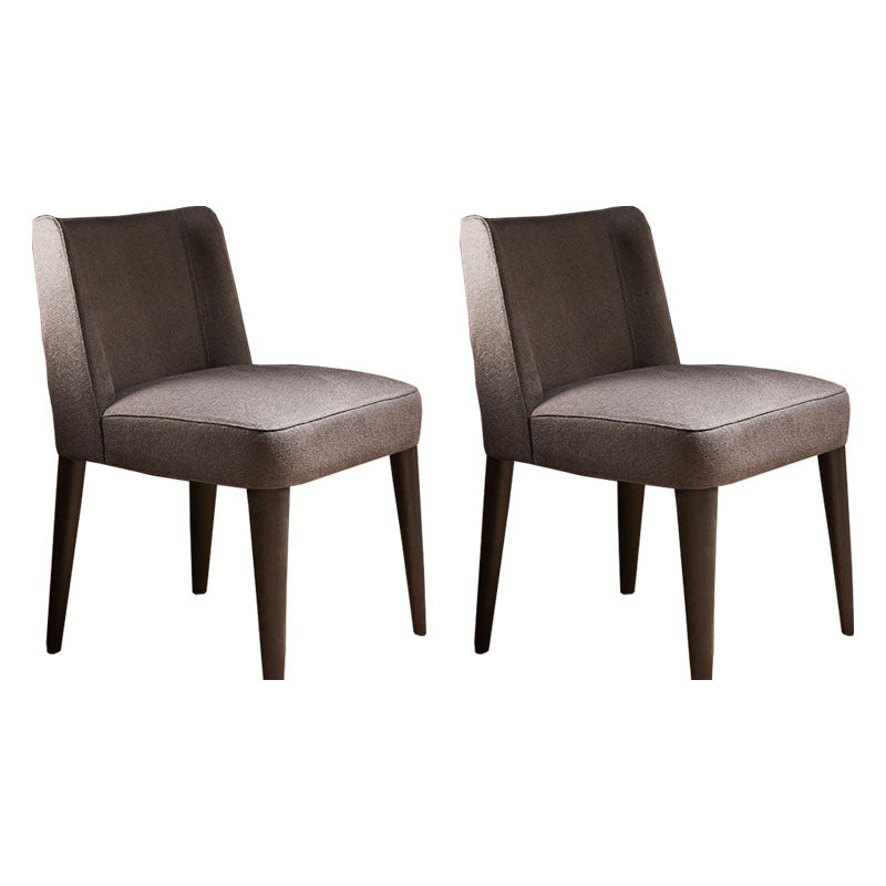 Modern Chairs Dining Armless Chair with Wooden Legs for Kitchen Light Purple Set of 2 Clearhalo ' kitchen&dining_furn' 'Dining Chairs' 'Dining Tables & Seating' 'dining_chair' 'Furniture' 'furniture_dining_chair' 'Kitchen & Dining Furniture' 'kitchen' 4680667
