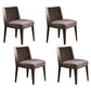 Modern Chairs Dining Armless Chair with Wooden Legs for Kitchen Light Purple Set of 4 Clearhalo ' kitchen&dining_furn' 'Dining Chairs' 'Dining Tables & Seating' 'dining_chair' 'Furniture' 'furniture_dining_chair' 'Kitchen & Dining Furniture' 'kitchen' 4680669