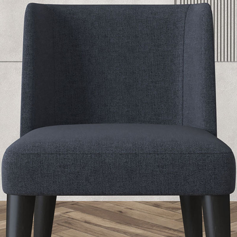 Modern Chairs Dining Armless Chair with Wooden Legs for Kitchen Clearhalo ' kitchen&dining_furn' 'Dining Chairs' 'Dining Tables & Seating' 'dining_chair' 'Furniture' 'furniture_dining_chair' 'Kitchen & Dining Furniture' 'kitchen' 4680675