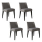 Modern Chairs Dining Armless Chair with Wooden Legs for Kitchen Light Gray Set of 4 Clearhalo ' kitchen&dining_furn' 'Dining Chairs' 'Dining Tables & Seating' 'dining_chair' 'Furniture' 'furniture_dining_chair' 'Kitchen & Dining Furniture' 'kitchen' 4680680
