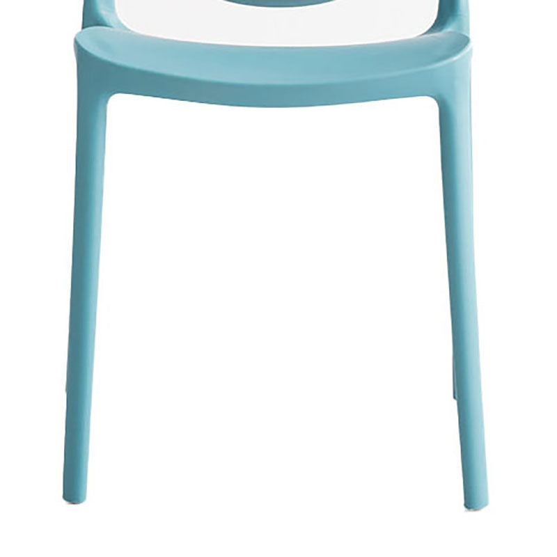 Scandinavian Armless Open Back Chairs Plastic Dining Chairs for Home Use Clearhalo ' kitchen&dining_furn' 'Dining Chairs' 'Dining Tables & Seating' 'dining_chair' 'furn' 'furn_dining_chair' 'Furniture' 'furniture_dining_chair' 'Kitchen & Dining Furniture' 'kitchen' 4680690