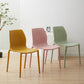 Modern Style Stackable Chairs Dining Armless Chair with Plastic Legs for Kitchen Clearhalo ' kitchen&dining_furn' 'Dining Chairs' 'Dining Tables & Seating' 'dining_chair' 'Furniture' 'furniture_dining_chair' 'Kitchen & Dining Furniture' 'kitchen' 4680707