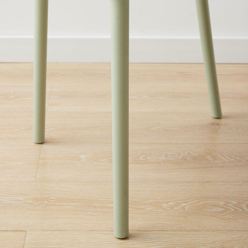 Modern Style Stackable Chairs Dining Armless Chair with Plastic Legs for Kitchen Clearhalo ' kitchen&dining_furn' 'Dining Chairs' 'Dining Tables & Seating' 'dining_chair' 'Furniture' 'furniture_dining_chair' 'Kitchen & Dining Furniture' 'kitchen' 4680720