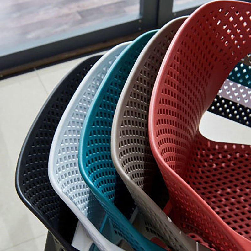 Modern Stackable Chairs Dining Arm Chair with Plastic Legs for Kitchen Clearhalo ' kitchen&dining_furn' 'Dining Chairs' 'Dining Tables & Seating' 'dining_chair' 'furn' 'furn_dining_chair' 'Furniture' 'furniture_dining_chair' 'Kitchen & Dining Furniture' 'kitchen' 4680757