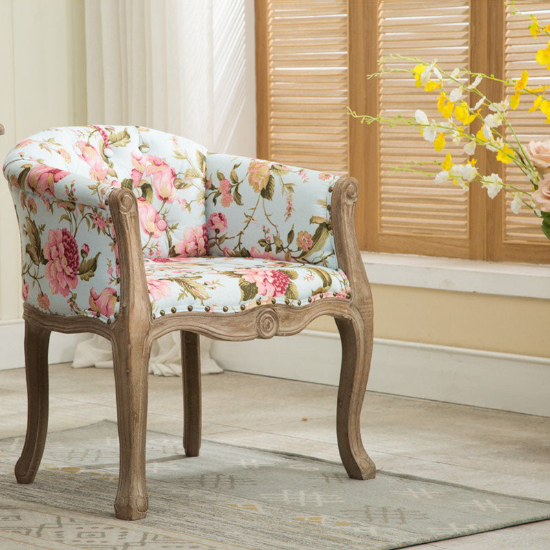 Farmhouse Brasserie Upholstered Arm Chair Matte Finish Solid Back Dining Chair Clearhalo ' kitchen&dining_furn' 'Dining Chairs' 'Dining Tables & Seating' 'dining_chair' 'Furniture' 'furniture_dining_chair' 'Kitchen & Dining Furniture' 'kitchen' 4680773