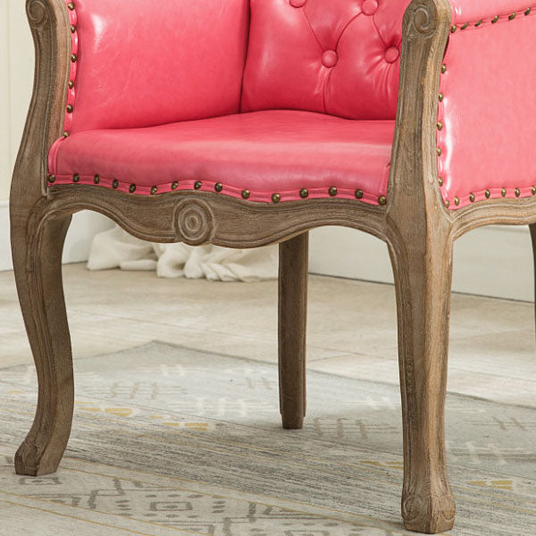 Farmhouse Brasserie Upholstered Arm Chair Matte Finish Solid Back Dining Chair Clearhalo ' kitchen&dining_furn' 'Dining Chairs' 'Dining Tables & Seating' 'dining_chair' 'Furniture' 'furniture_dining_chair' 'Kitchen & Dining Furniture' 'kitchen' 4680790