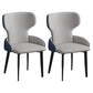 Modern Style Dining Chair Wingback Arm Chairs with Metal Legs for Kitchen Gray Blue Set of 2 Clearhalo ' kitchen&dining_furn' 'Dining Chairs' 'Dining Tables & Seating' 'dining_chair' 'Furniture' 'furniture_dining_chair' 'Kitchen & Dining Furniture' 'kitchen' 4680910