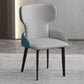Modern Style Dining Chair Wingback Arm Chairs with Metal Legs for Kitchen Gray-Blue 1 Piece Clearhalo ' kitchen&dining_furn' 'Dining Chairs' 'Dining Tables & Seating' 'dining_chair' 'Furniture' 'furniture_dining_chair' 'Kitchen & Dining Furniture' 'kitchen' 4680926