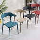 Modern Style Stackable Chairs Dining Armless Open Back Chair with Plastic Legs for Kitchen Clearhalo ' kitchen&dining_furn' 'Dining Chairs' 'Dining Tables & Seating' 'dining_chair' 'furn' 'furn_dining_chair' 'Furniture' 'furniture_dining_chair' 'Kitchen & Dining Furniture' 'kitchen' 4680940
