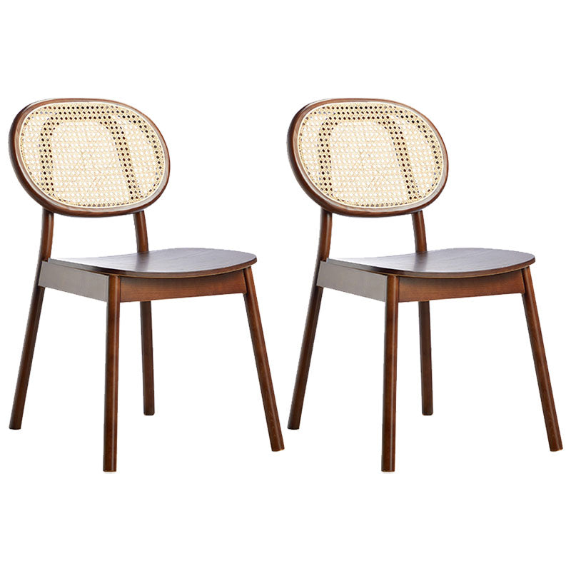 Traditional Wood Dining Kitchen Room Chair King Louis Back Side Chair Walnut 2 Piece Set Clearhalo ' kitchen&dining_furn' 'Dining Chairs' 'Dining Tables & Seating' 'dining_chair' 'furn' 'furn_dining_chair' 'Furniture' 'furniture_dining_chair' 'Kitchen & Dining Furniture' 'kitchen' 4680983