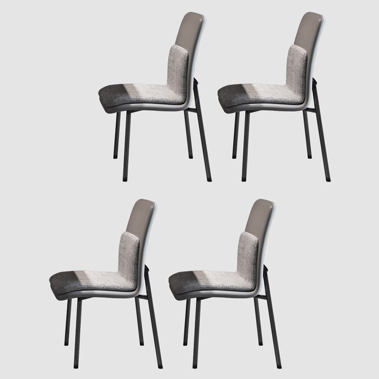1/4/5 Pieces Dining Chairs Set with Sintered Stone Top Dining Table Set for Home 4 Grey Chairs Clearhalo 'Dining Room Sets' 'Dining Tables & Seating' 'dining_room_set' 'furn' 'furn_dining_room_set' 'Furniture' 'furniture_dining_room_set' 'Kitchen & Dining Furniture' 'kitchen&dining_furn' 'kitchen' 4684236