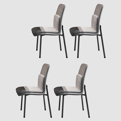 1/4/5 Pieces Dining Chairs Set with Sintered Stone Top Dining Table Set for Home 4 Grey Chairs Clearhalo 'Dining Room Sets' 'Dining Tables & Seating' 'dining_room_set' 'furn' 'furn_dining_room_set' 'Furniture' 'furniture_dining_room_set' 'Kitchen & Dining Furniture' 'kitchen&dining_furn' 'kitchen' 4684236